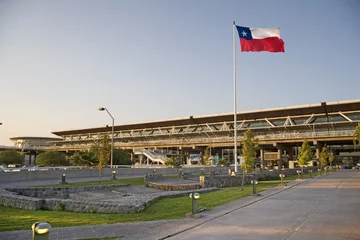 Papier Peint photo Aéroport santiago de chile airport