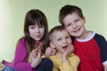 Obraz premium happy children