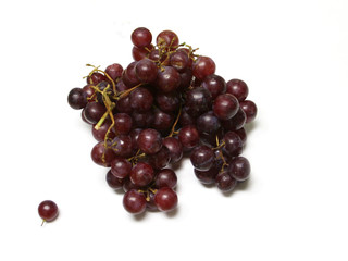 isolated grape bunch