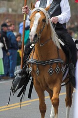Obraz premium cowboy wagon train