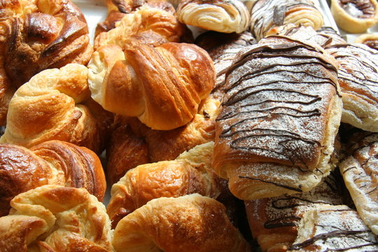 Fototapeta delicious pastry tray