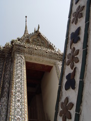 thailand bangkok - door and angle detail