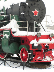 old railway engine