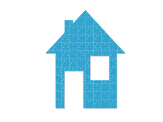 blue house