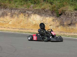 black go kart