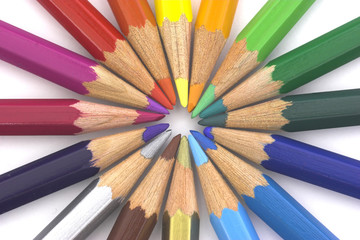 Naklejka premium pencils