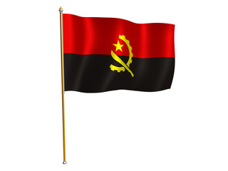 angola silk flag