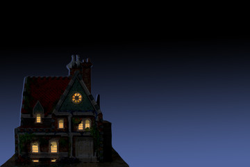 Obraz premium home to night