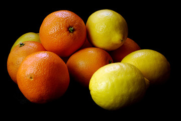 orange and lemons