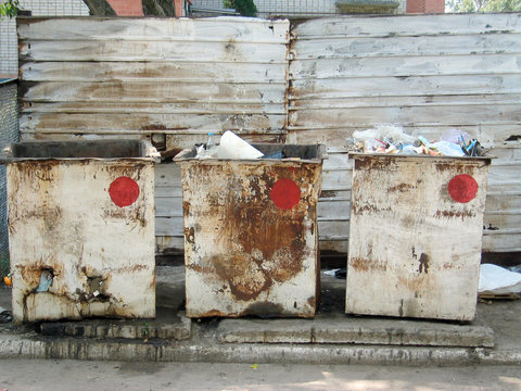 poubelle et recyclage