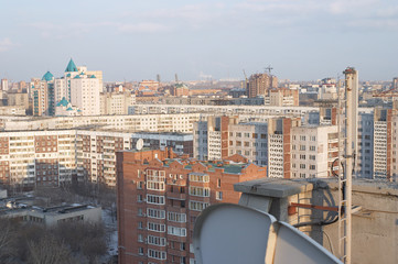 aerial view of novosibirsk