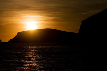 a sunset in brazil