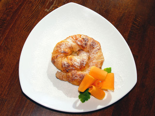 dessert with a pumpkin