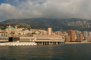 Fototapeta premium monte carlo from the sea