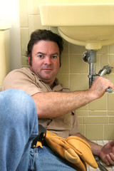 plumber working