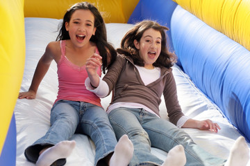 girls having fun