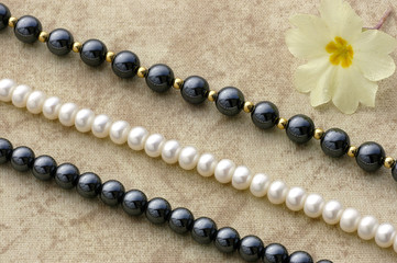 colliers de perles