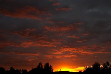 bloody sunset