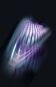 magic bird's wing - abstract 3d background