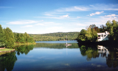 Fototapeta na wymiar silver lake