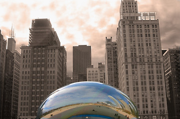 Fototapeta chicago downtown obraz