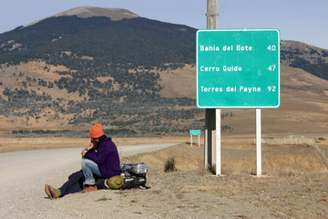 voyageurs sur la route