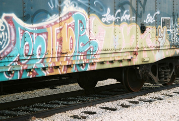 painted train