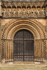 arched cathedral door