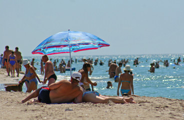 beach in black sea