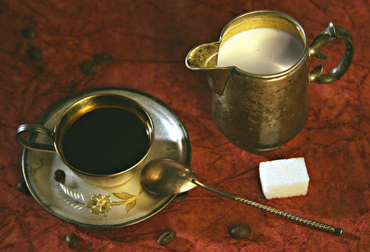 til life with cup of cofee
