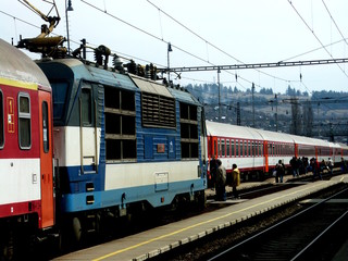 Fototapeta na wymiar eisenbahnstation