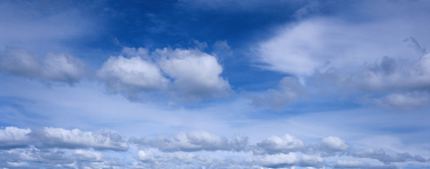 Naklejka na ściany i meble blue sky panorama