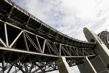 Naklejka premium sydney harbour bridge