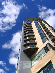 modern apartment building in manchester