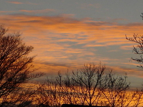 orange sky