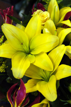 Yellow Wedding Flowers