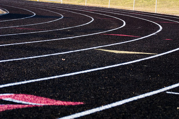 turn on a track & field course