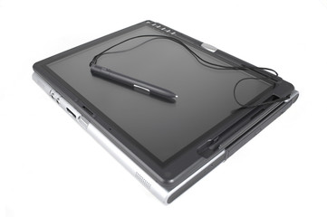tablet pc - laptop - isolated