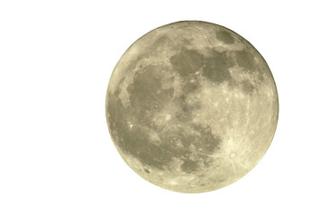 Naklejka premium 2400mm full moon, isolated