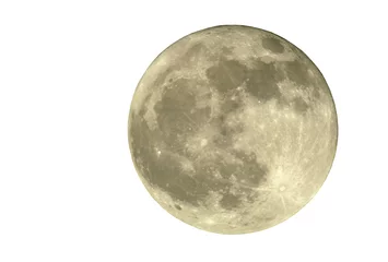 Papier Peint photo autocollant Pleine lune 2400 mm pleine lune, isolé