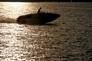 Foto auf Acrylglas Wasser Motorsport motorboot