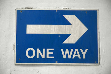 one way