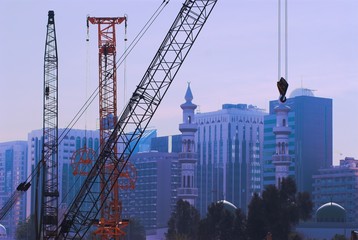 cranes in abu dhabi - 562447