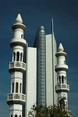 minarets and skyscraper - 562630