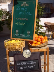 frischer saft / restaurantschild