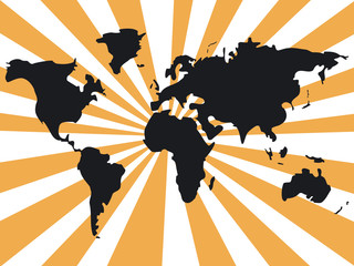 map of the world © JENNY SOLOMON