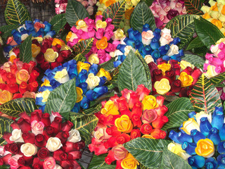 fausses fleurs