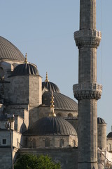 Fototapeta na wymiar domes on the blue mosque