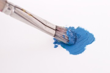 blue painting