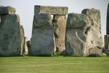 detail of stonehenge in wiltshire